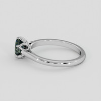 0.73 Ct. Bi Color Sapphire Ring, 14K White Gold 4
