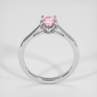 0.89 Ct. Pink Sapphire Ring, 14K White Gold 3