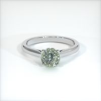 1.11 Ct. Sapphire Ring, 14K White Gold 1