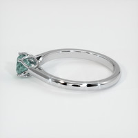 0.63 Ct. Sapphire Ring, 14K White Gold 4
