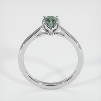 0.59 Ct. Sapphire Ring, 14K White Gold 3