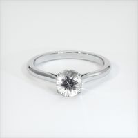 0.90 Ct. Sapphire Ring, 14K White Gold 1
