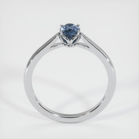 0.90 Ct. Sapphire Ring, 14K White Gold 3