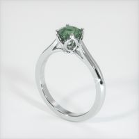 1.01 Ct. Sapphire Ring, 14K White Gold 2