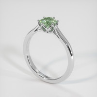 0.89 Ct. Sapphire Ring, 14K White Gold 2