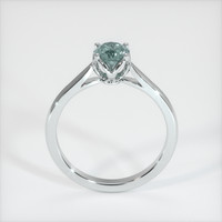 0.74 Ct. Sapphire Ring, 14K White Gold 3