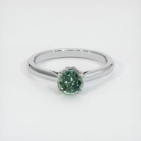 1.01 Ct. Sapphire Ring, 14K White Gold 1