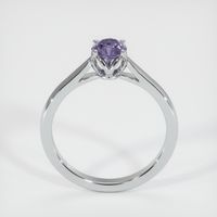 0.74 Ct. Purple Sapphire Ring, 14K White Gold 3