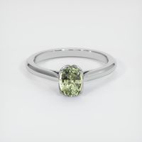 1.10 Ct. Sapphire Ring, 14K White Gold 1