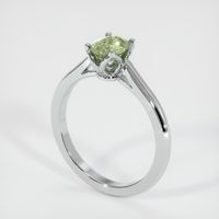 1.10 Ct. Sapphire Ring, 14K White Gold 2