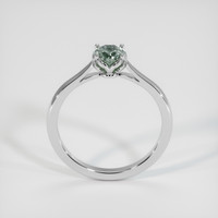 0.74 Ct. Sapphire Ring, 14K White Gold 3
