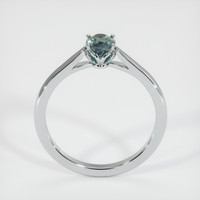 0.84 Ct. Sapphire Ring, 14K White Gold 2