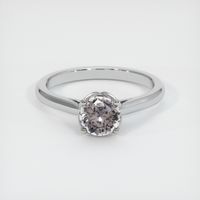 0.88 Ct. Sapphire Ring, 14K White Gold 1