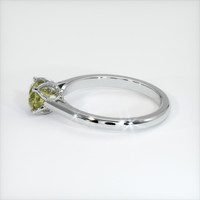 0.87 Ct. Sapphire Ring, 14K White Gold 4