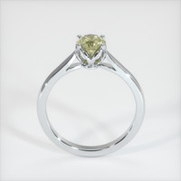 0.79 Ct. Yellow Sapphire Ring, 14K White Gold 3