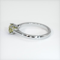 0.79 Ct. Yellow Sapphire Ring, 14K White Gold 4