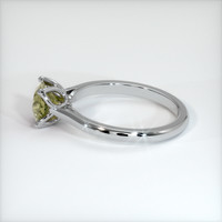 1.41 Ct. Yellow Sapphire Ring, 14K White Gold 4