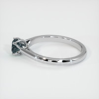 0.61 Ct. Sapphire Ring, 18K White Gold 4