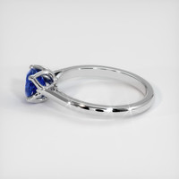 0.94 Ct. Sapphire Ring, 18K White Gold 4