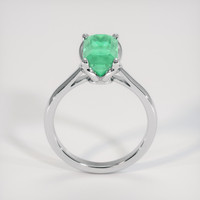 2.69 Ct. Emerald Ring, 18K White Gold 3