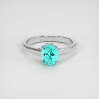 1.16 Ct. Gemstone Ring, 18K White Gold 1