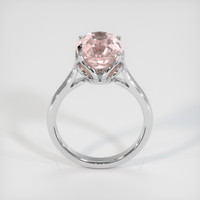 5.28 Ct. Padparadscha Sapphire Ring, 18K White Gold 3