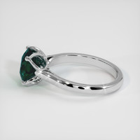 2.55 Ct. Sapphire Ring, 18K White Gold 4