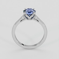 1.59 Ct. Blue Sapphire Ring, 18K White Gold 3
