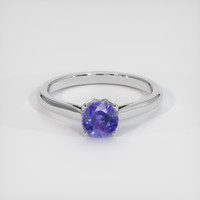 1.28 Ct. Violet Sapphire Ring, 18K White Gold 1