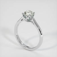 1.22 Ct. Sapphire Ring, 18K White Gold 2