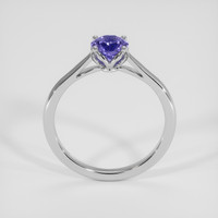 0.91 Ct. Purple Sapphire Ring, 18K White Gold 3