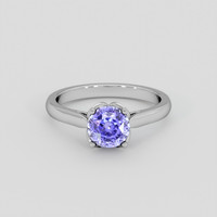 1.46 Ct. Violet Sapphire Ring, 18K White Gold 1