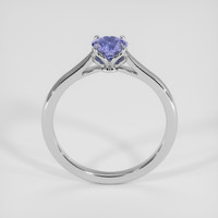 0.75 Ct. Purple Sapphire Ring, 18K White Gold 3