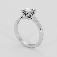1.22 Ct. Bi Color Sapphire Ring, 18K White Gold 2