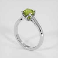 1.67 Ct. Bi Color Sapphire Ring, 18K White Gold 2