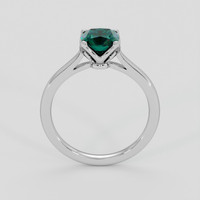 1.72 Ct. Bluish Green Sapphire Ring, 18K White Gold 3