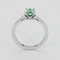 1.74 Ct. Green Sapphire Ring, 18K White Gold 3