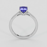 1.58 Ct. Bluish Purple Sapphire Ring, 18K White Gold 3
