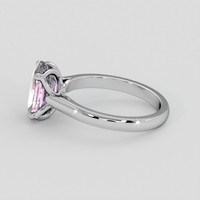 3.17 Ct. Purple Sapphire Ring, 18K White Gold 4