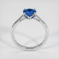 1.66 Ct. Blue Sapphire Ring, 18K White Gold 3