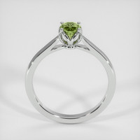 0.56 Ct. Sapphire Ring, 18K White Gold 3