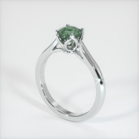 1.01 Ct. Sapphire Ring, 18K White Gold 2