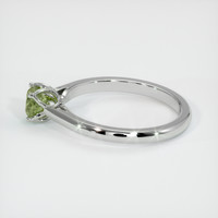 0.59 Ct. Sapphire Ring, 18K White Gold 4