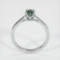 0.61 Ct. Sapphire Ring, 18K White Gold 3
