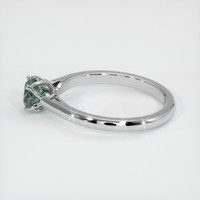 0.61 Ct. Sapphire Ring, 18K White Gold 4