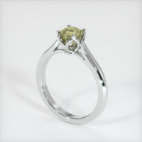 1.02 Ct. Sapphire Ring, 18K White Gold 2