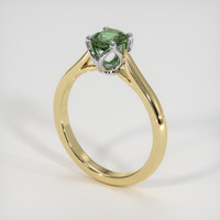 0.73 Ct. Gemstone Ring, 14K White & Yellow 2