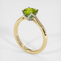 1.23 Ct. Gemstone Ring, 18K White & Yellow 2