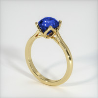2.91 Ct. Blue Sapphire Ring, 10K Yellow Gold 2