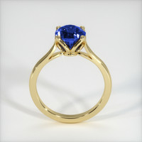 2.91 Ct. Blue Sapphire Ring, 10K Yellow Gold 3